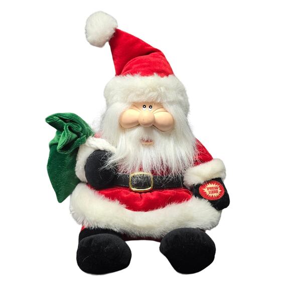 Dandee Animated Santa Claus Dances & Sings Jingle Bell Rock Christmas Plush - Picture 1 of 10